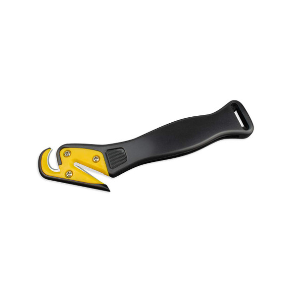 EP-220 Hook Safety Knife with yellow blade cover and protected hook blade