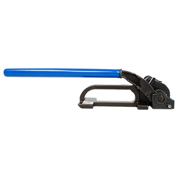 Opposite side view of Encore EP-1450 heavy-duty steel strapping tensioner with long ergonomic handle