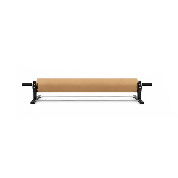 EP-5920 Wall-Mount Kraft Paper Dispenser with kraft paper roll and smooth cutting blade, front view