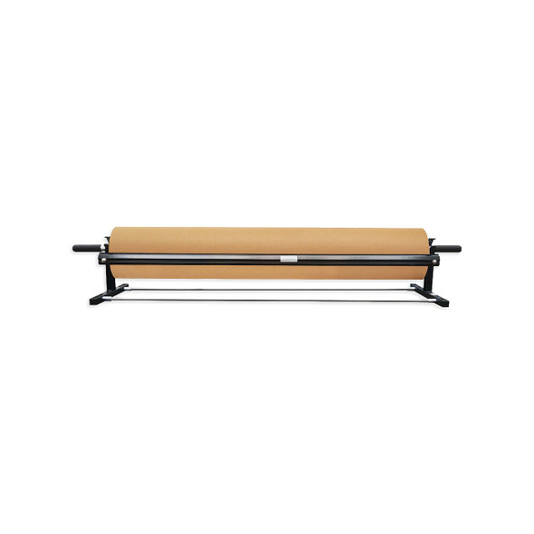 EP-5920 Wall-Mount Kraft Paper Dispenser with kraft paper roll and smooth cutting blade, front view
