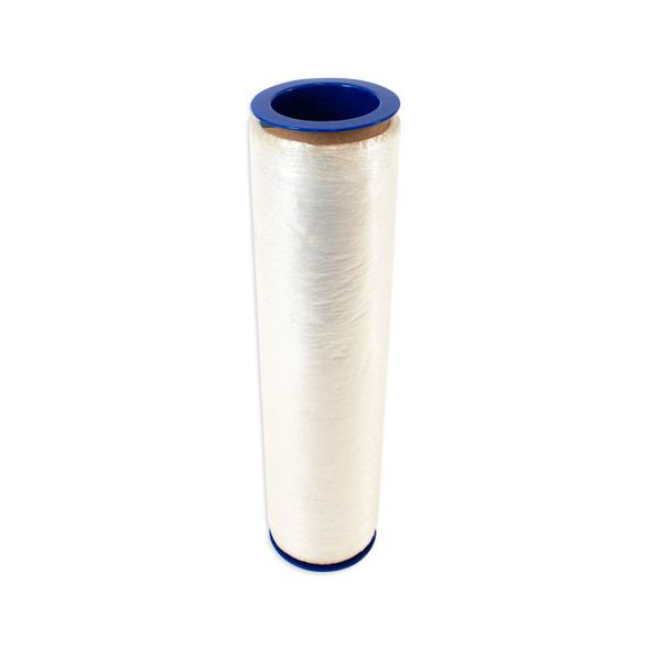 Encore EP-780-Lite economy hand core inserts installed in a 3-inch stretch film roll for comfortable manual wrapping