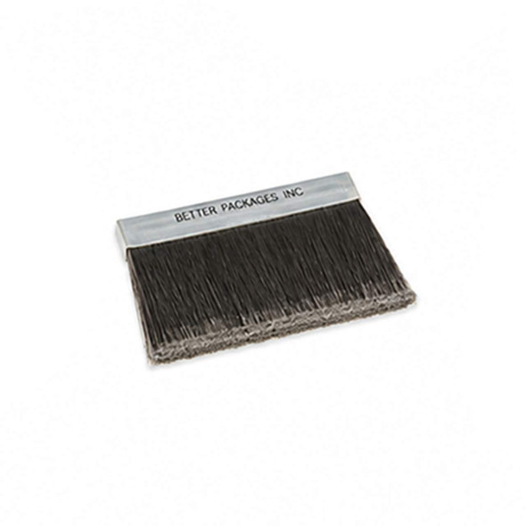 Replacement Water Brush for BP-500 Tape Dispenser – angled top view showing dense dark bristles and metal base