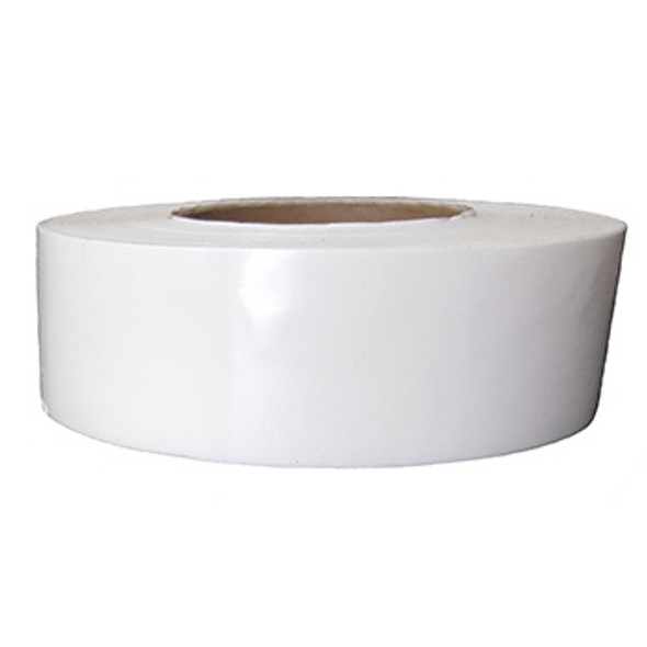 White 2"x180' Heat Shrink Tape Pinked Edge