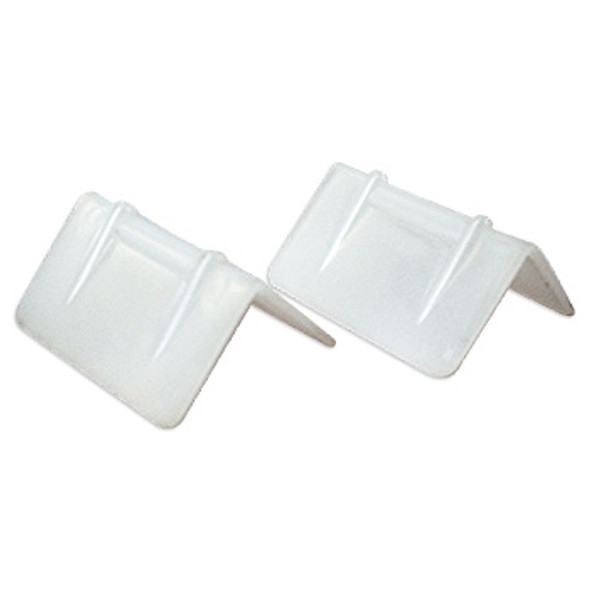 1 7/8" x 1" White Poly for up to 3/4" Strap Edge Protectors - 4616