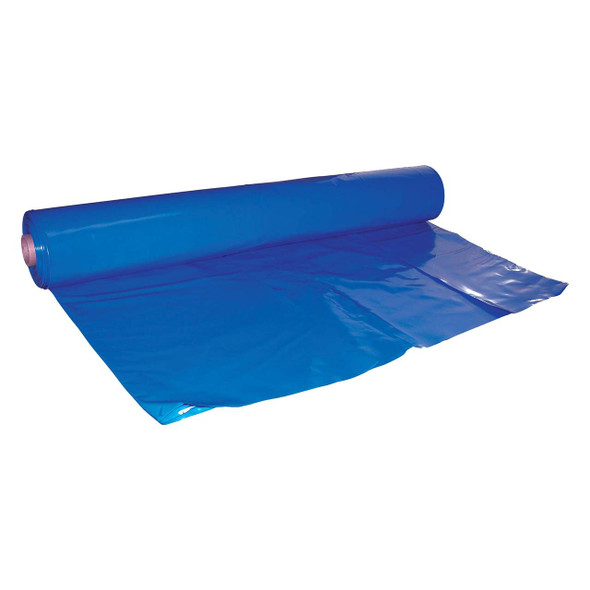 Blue marine shrink wrap roll for winterizing boats and protecting watercraft during storage and transportation