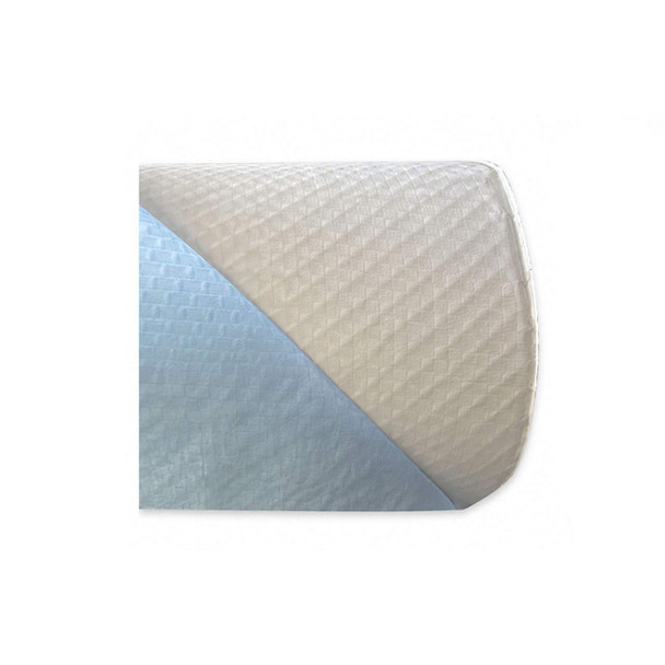 Close-up of poly-coated polypropylene scrim reinforced VCI material showing protective layered construction