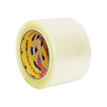 72mm x 100m, 24 rolls/case, Clear Hotmelt Select Tape; 1.6 Mil - 4172