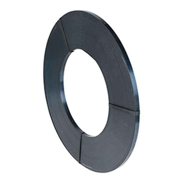 1 1/4" x .029" High Tensile Steel Strapping Ribbon Wound, Painted Black and Waxed