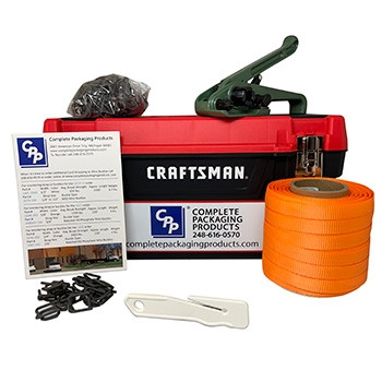 3/4" Complete Woven Cord Strapping Kit