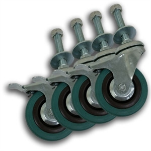 5" Bubble Dispenser Casters set of four