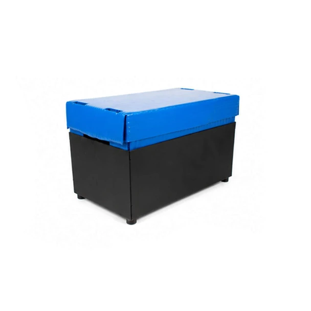 EP-715 Magnetic Forklift Tool Tray with Lid (Heavy-Duty Steel)
