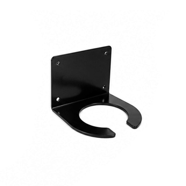 Encore EP-762 C-Clamp Holder for Hand Stretch Film Dispensers shown in front three-quarter view with durable black steel construction