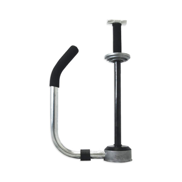 EP-810 Pistol Grip Hand Stretch Film Dispenser shown disassembled with removable spindle and ergonomic handle