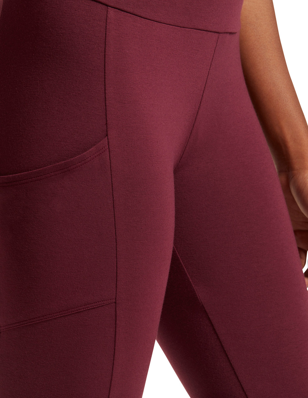 Cotton Leggings With Pockets