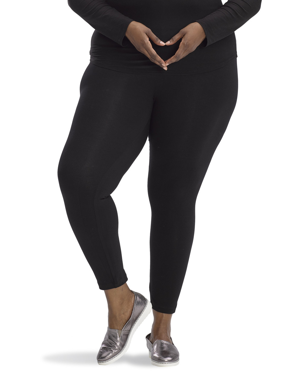  Leggings for Women Knot Wide Waistband Solid Leggings Leggings  for Women (Color : Black, Size : X-Small) : Clothing, Shoes & Jewelry