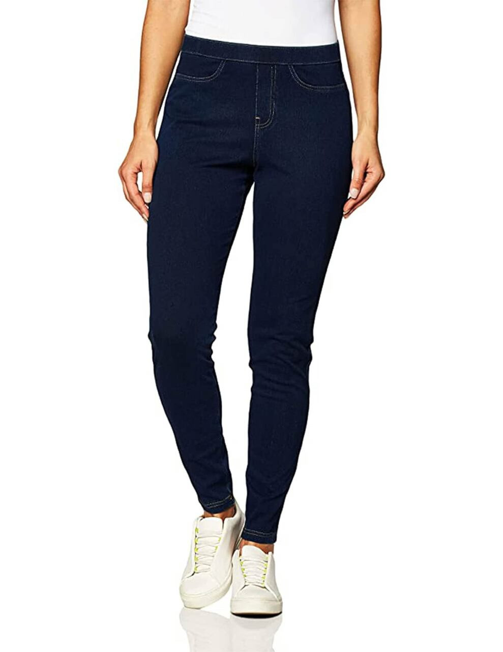 Women's Dark Wash Denim Jeggings - 1X, 2X & 3X