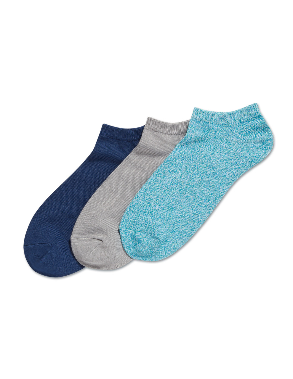 No nonsense Women's Mesh No Show Liner Socks, Cushioned (3-Pack)