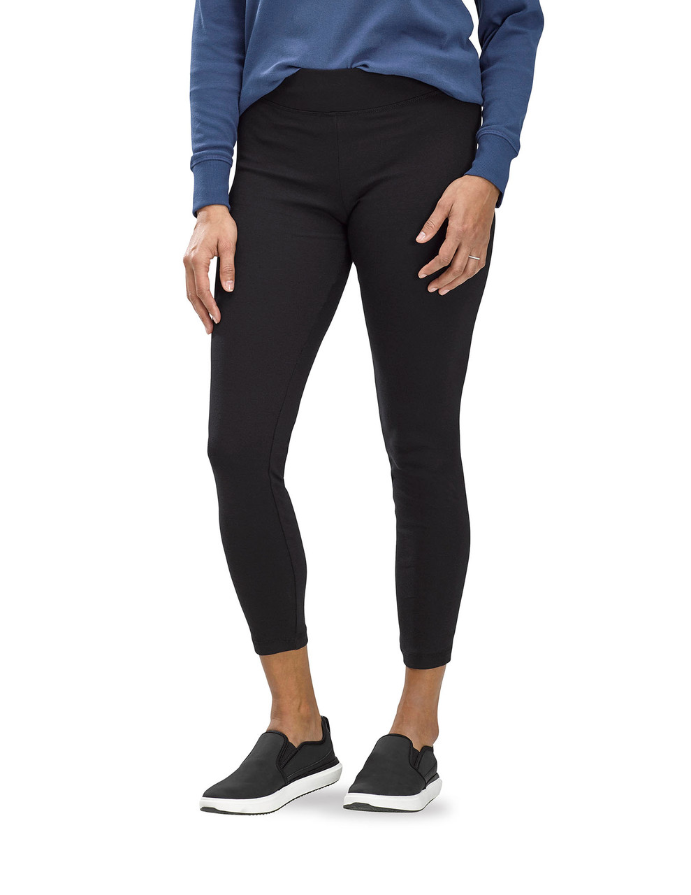 Gravity Threads Ladies Polyester Leggings, Black at  Women's Clothing  store