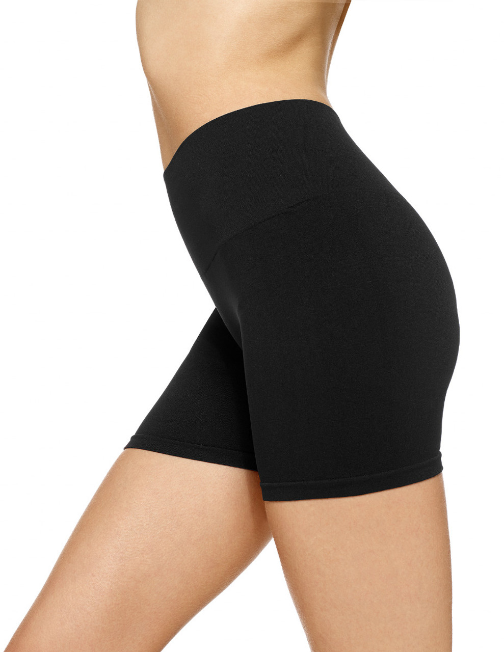 Cotton Slip Shorts - Women's Above Knee Tights, extra long