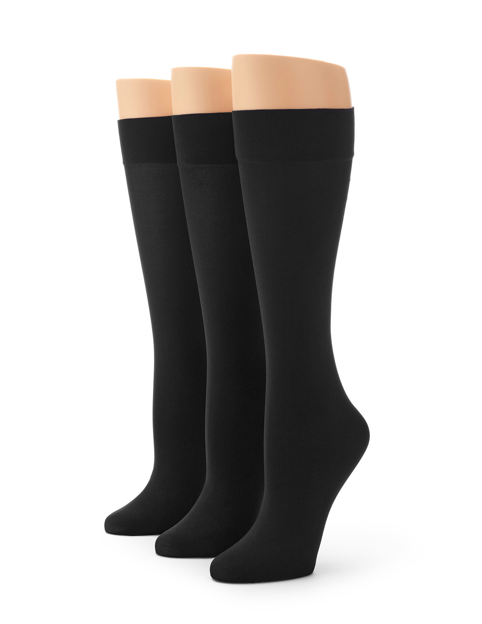 No nonsense Socks Sheer Liner Stay-put Heel Beige Size 4-10 - 3