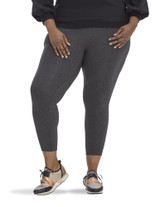 Ultimate Cotton Skimmer Leggings Charcoal Heather 1X