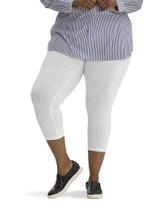 Ultimate Cotton Capri White 1X