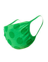 Youth 2pk Face Mask, Kiwi Polka Dot