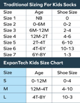ExpanTech Stretch Tech Kid's No Show Socks 3 Pairs Tutu