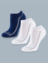 ExpanTech Stretch Tech Women's No Show Socks 3 Pairs Navy