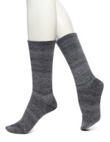 Flat Knit Wool Boot Sock