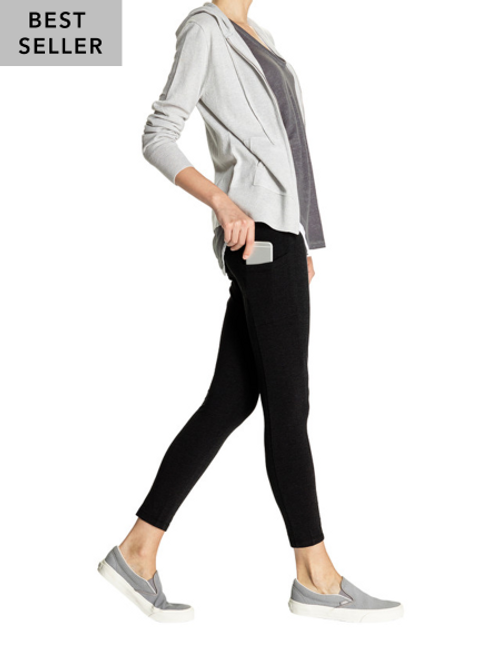 cotton leggings with pockets | No Nonsense Women's Cotton Lounge Legging  with Pocket Pants