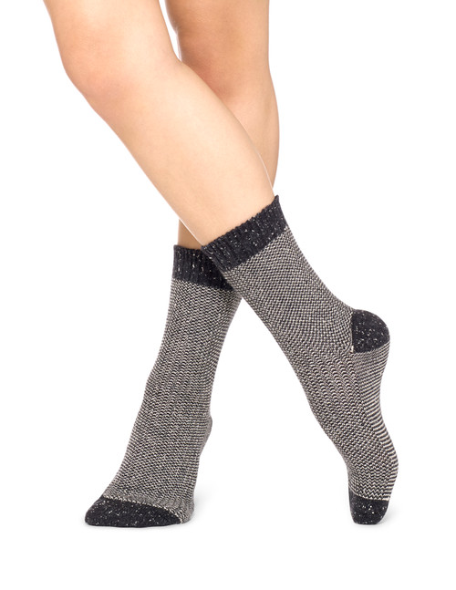 Mini Stripe Pattern Boot Sock