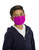 Youth 2pk Face Mask, Neon Magenta