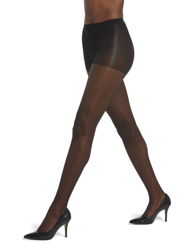 No nonsense Pantyhose, Control Top, Nylon Leg, Reinforced Toe, Off Black «  Discount Drug Mart