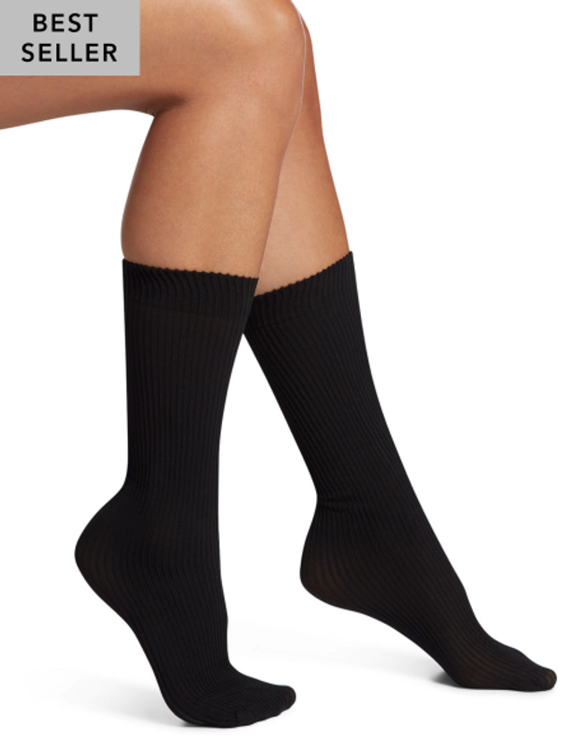 No Nonsense Knee High Comfort Top, Sheer Black - Shop Socks & Hose at H-E-B
