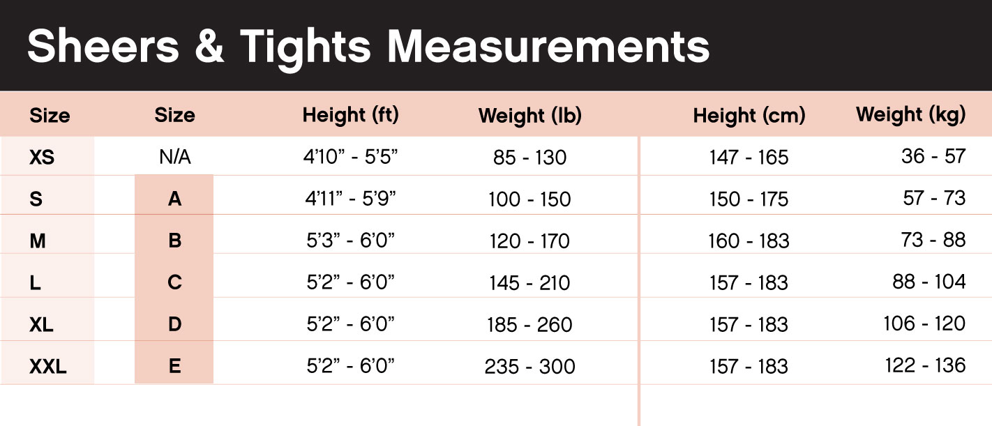 Size Charts