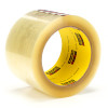 Scotch® Box Sealing Tape 375 Clear, (3") 72 mm x 50 m, 6  24 per case Bulk