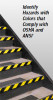 3M™ Safety Stripe Tape 5702, Black/Yellow, 1 in x 36 yd, 5.4 mil