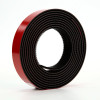 3M™ Dual Lock™ Reclosable Fastener TB3870, Black, 1 in x 10 ft, Type 250/250, Mated Strips