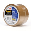 Scotch® High Performance Box Sealing Tape 375 Tan, (3") 72 mm x 50 m, 24 Individually Wrapped Rolls Per Case, Conveniently Packaged