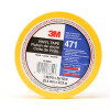 3M™ Vinyl Tape 471, Yellow, 1 in x 36 yd, 5.2 mil Individually wrapped