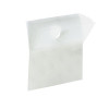 3M™ Hang Tab 1076 Clear, 2 in x 2 in, 10 hang tabs per pad, 50 pads per pack 5 packs per case Conveniently Packaged