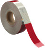 3M™ Diamond Grade™ Conspicuity Markings 983-326, Red/White, 28420, 2 in x 50 yd, kiss-cut every 12 in