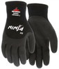 Ninja® Ice Insulated Work Gloves 15-Gauge Black Nylon with Acrylic Terry Interior Over-the-Knuckle Coated with HPT