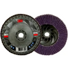 3M™ Flap Disc 769F, 40+, T27 Quick Change, 4-1/2 in x 5/8 in-11, 10 ea/Case