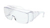 98 Series XL Safety Glasses with Clear Uncoated Lens Larger Design for Over-the-Glass Use