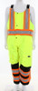 Vortex Hi-Vis Rainwear - Winter Pants - Insulated Rip-Stop Polyester/PU - Easy Release Suspenders - Meets ANSI/ISEA 107 2020 Standard - Class E Compliant Bib Pant - Protects in Temperatures as Low as -27° F