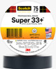 Scotch® Super 33+ Vinyl Electrical Tape, 3/4 in x 76 ft