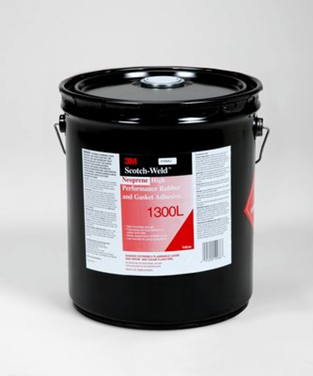 3M™ Neoprene High Performance Rubber and Gasket Adhesive 1300L, Yellow, 5 Gallon Pour Spout Pail