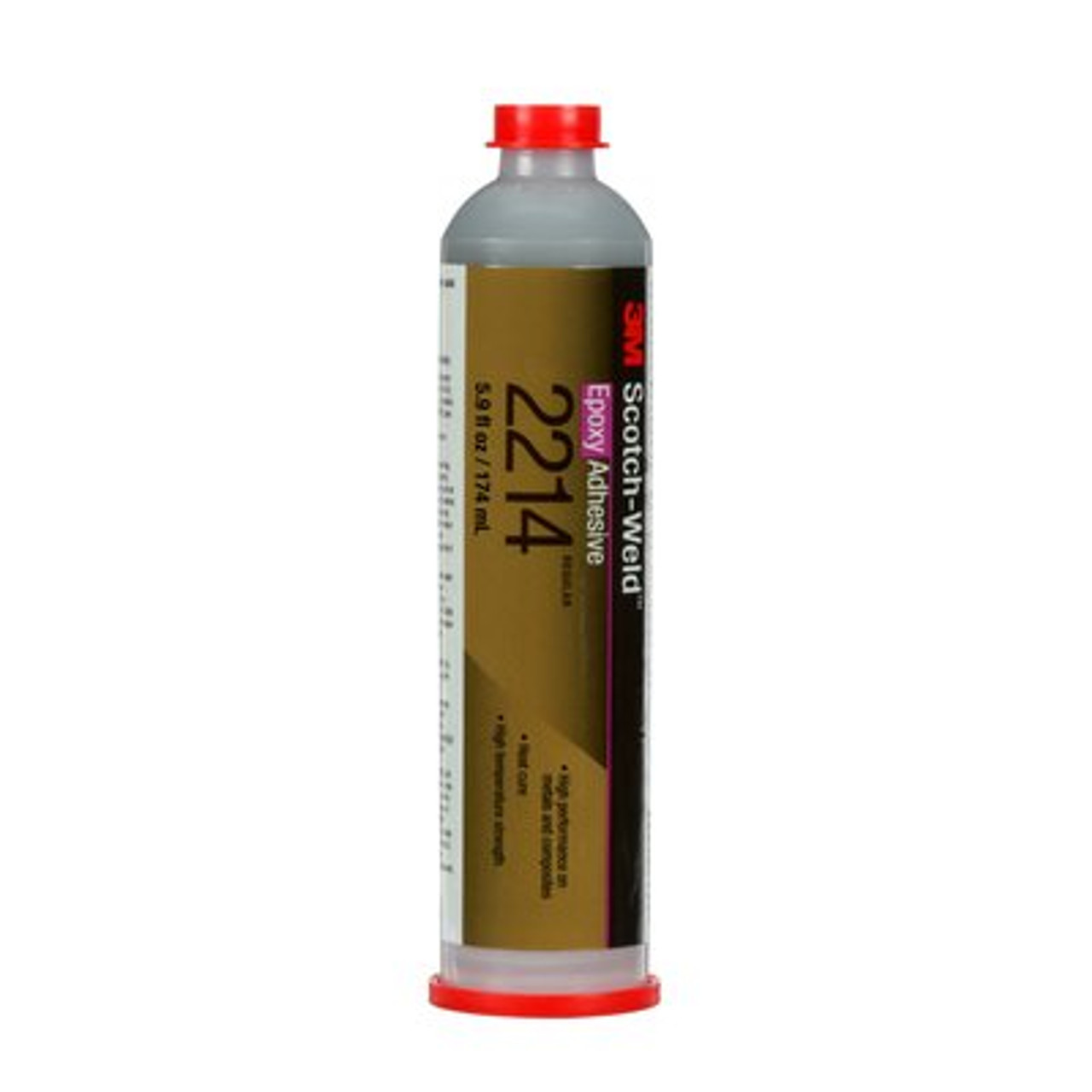 3M™ Scotch-Weld™ Epoxy Adhesive 2214 Regular, Gray, 6 fl oz Cartridge *NON RETURNABLE ITEM. ADDITIONAL SURCHARGE APPLIES TO THIS ITEM. CHARGE WILL NOT SHOW ON INITIAL CONFIRMATION. SEE PRODUCT DESCRIPTION FOR MORE INFO*